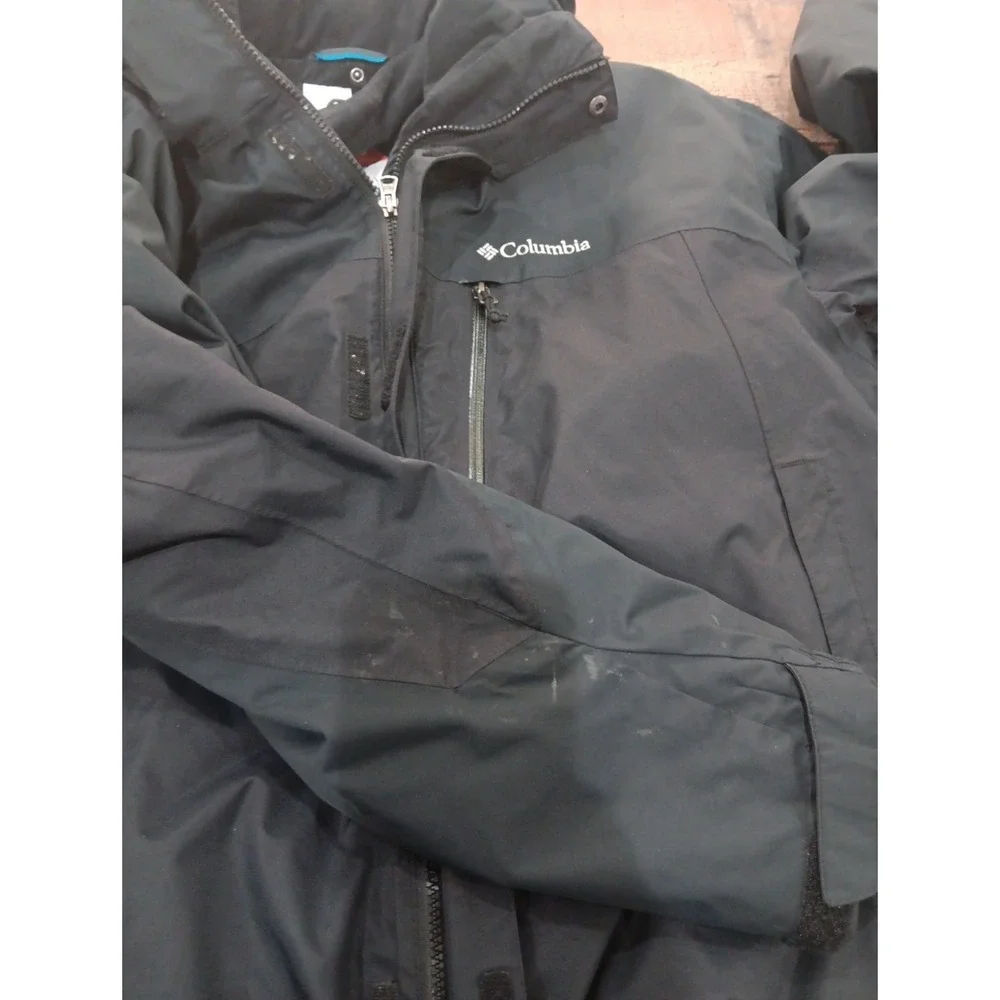 Columbia 3 In 1 Interchange Jacket Men XL Blac 3 In 1 Omni-Heat Tech Waterproof